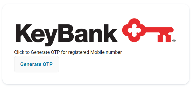 Generate OTP button